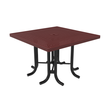 Honeycomb Steel Square Patio Table