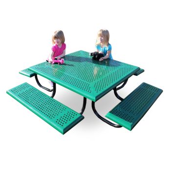 Early Years Square Picnic Table with Kids
