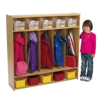 Angeles Value Line Preschool-Age 5-Section Locker