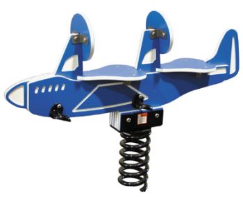Airplane Two Seat Spring Rider