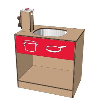 Faucet Sink with Hose Attachment