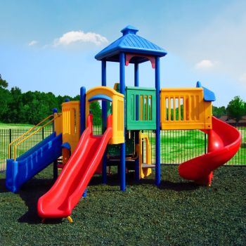 Playground Shot with Forest Green NuPlay