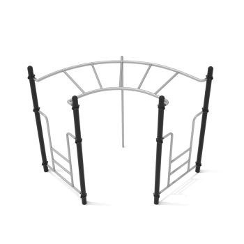 Freestanding Curved Horizontal Climber