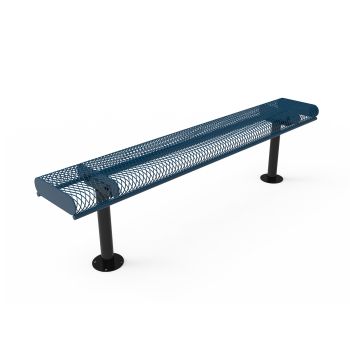 Expanded Metal Rolled Edge Bench without Back