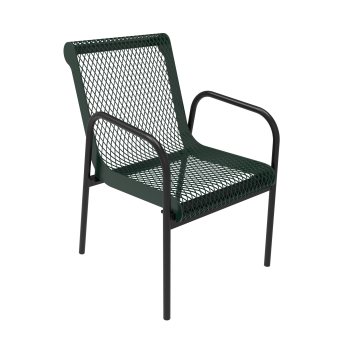 Expanded Metal Stacking Chair