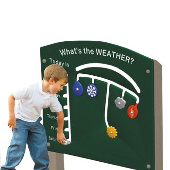 Green Freestanding Weather Panel