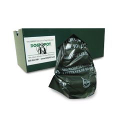 Green Aluminum Single Roll Bag Dispenser