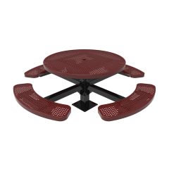 Honeycomb Steel Rooted Round Table - Surface