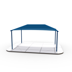 Rectangular Shade Shelter with 8 feet high Entrance Height - Surplus