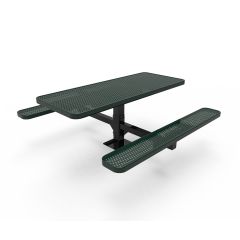 Honeycomb Steel Rooted Picnic Table - Surface Mount