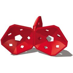 Triple Pentagon Plastic Climber