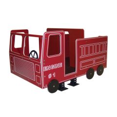 Fire Truck Spring Rider Large