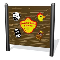  Freestanding Sunny Side Farm Panel
