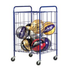 Small Portable Blue Ball Locker - 23" L x 22" W x 37" H