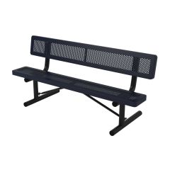 Innovated Style Park Bench With Back-6 feet-Portable