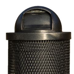 Plastic Dome Top for Trash Receptacles