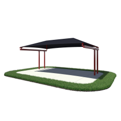 Cantilever Shade Shelter Rendering