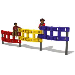 3-Section Chain Link Wall