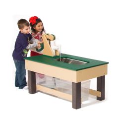 Children Using the Clean Up Station