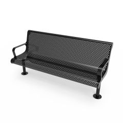 Honeycomb Steel Sloped Bench - Portable
