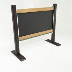 4 Feet Long Outdoor Magnetic Chalkboard - Portable Mount