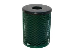 Metal Trash Receptacles - 32 Gallon