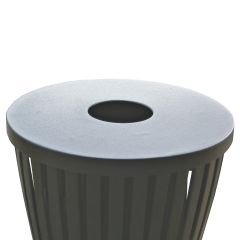 Flat Top for Trash Receptacles