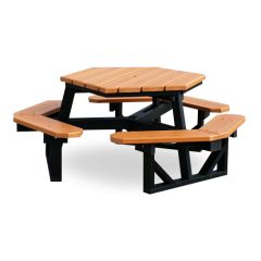 Recycled Plastic Hex Table