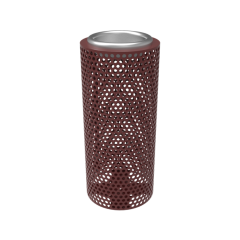 Honeycomb Steel Ashtray Pylon