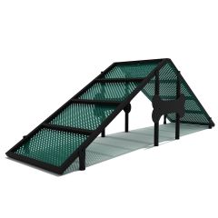 Freestanding Dog Ramp - Green