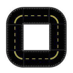 Daytona Square Pedal Path