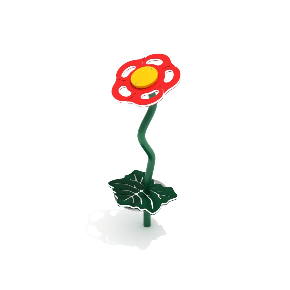Freestanding Flower Stepper with Leaf