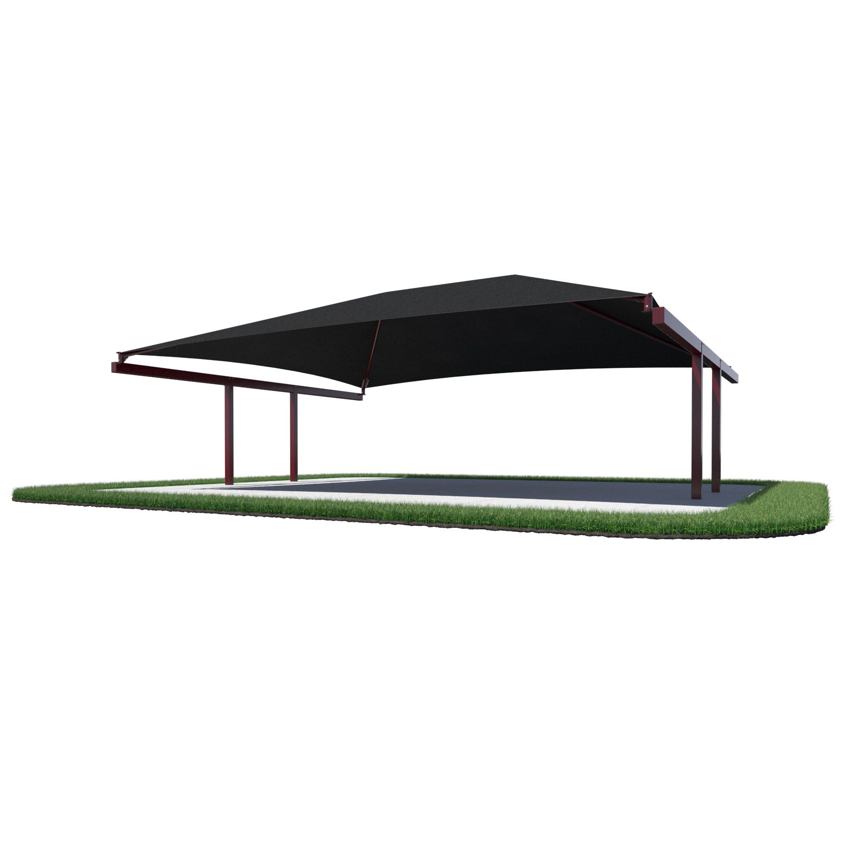 Two Column T Cantilever Shade