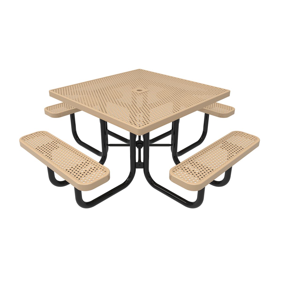 Honeycomb Steel Portable Frame Square Table