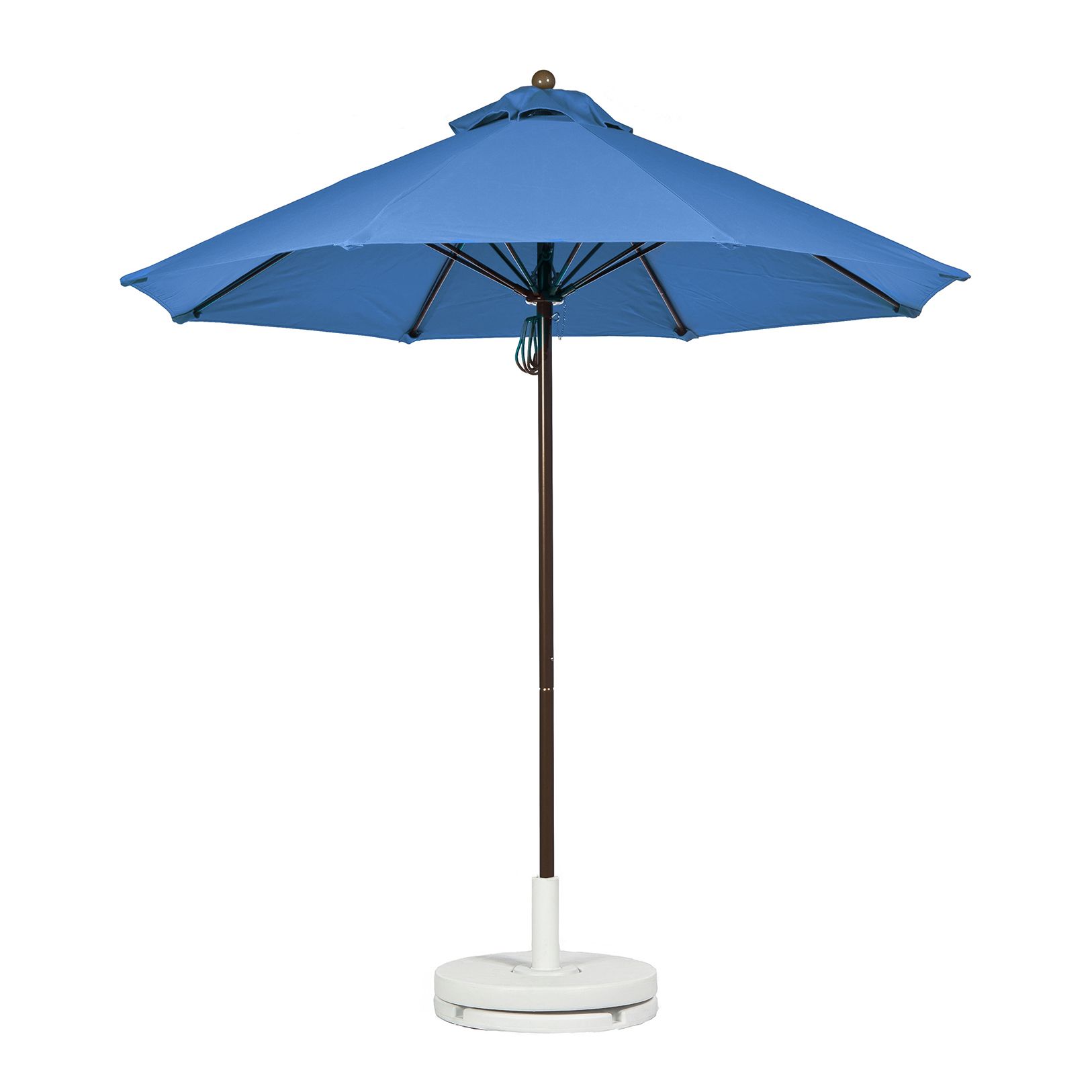 7.5-feet Octagon Market Umbrella with Fiberglass Frame with Pulley System