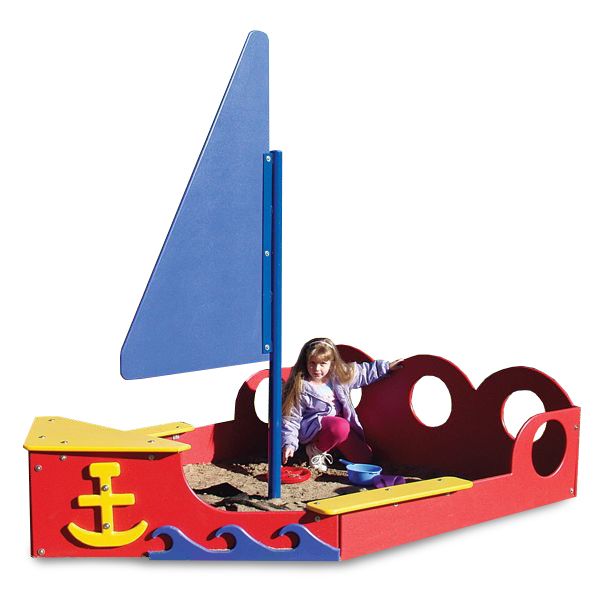 Tot Town Sailboat Sandbox