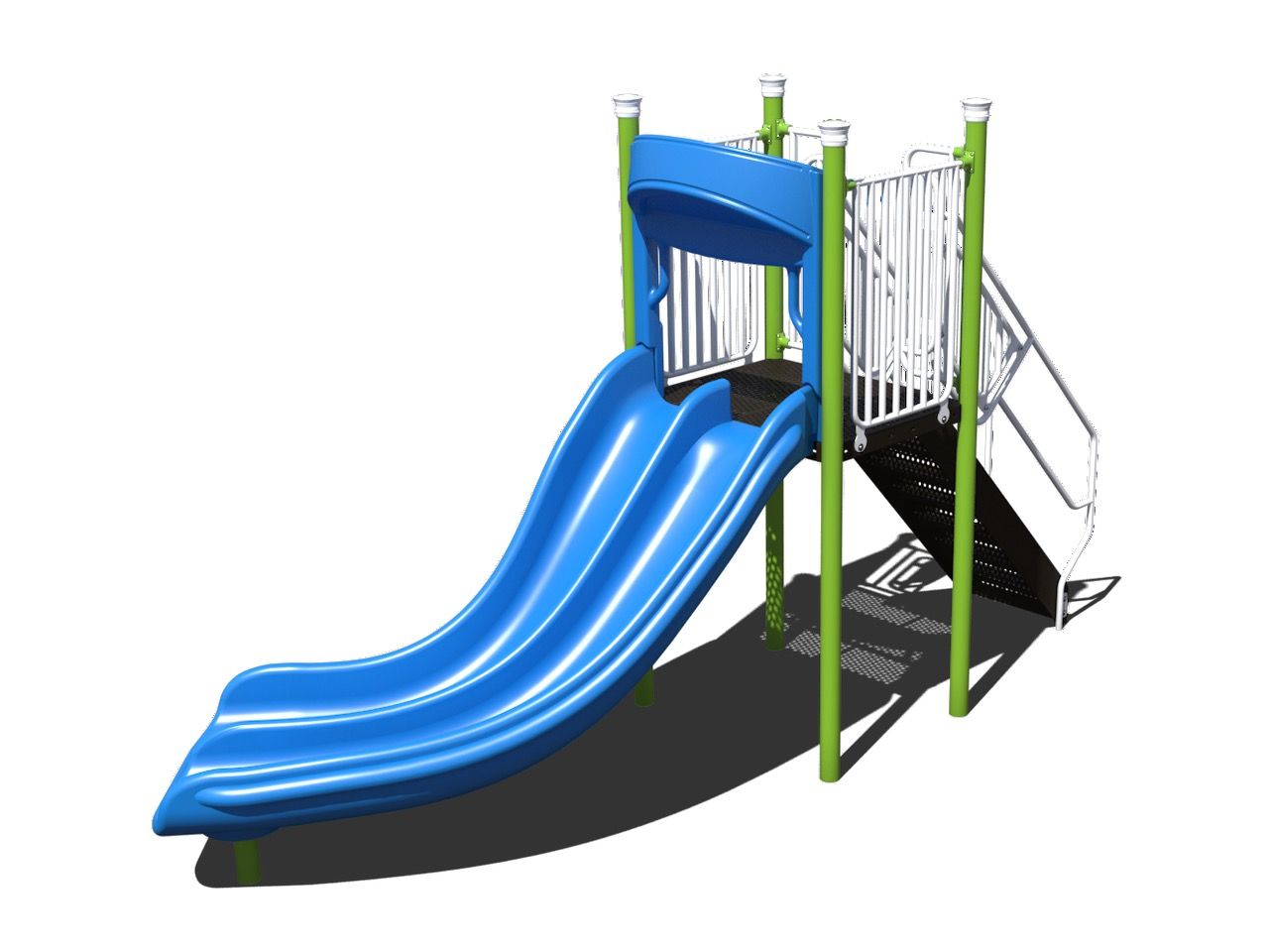 5-feet Double Curve Slide