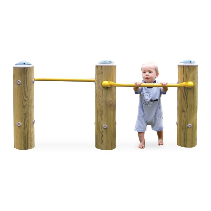 Toddler Pull-Up Bar with Child