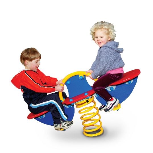 Duo Spring Rider with Two Children