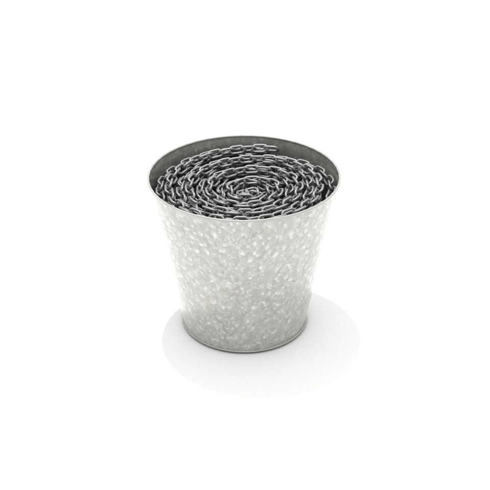 Pail of Steel Swing Chain