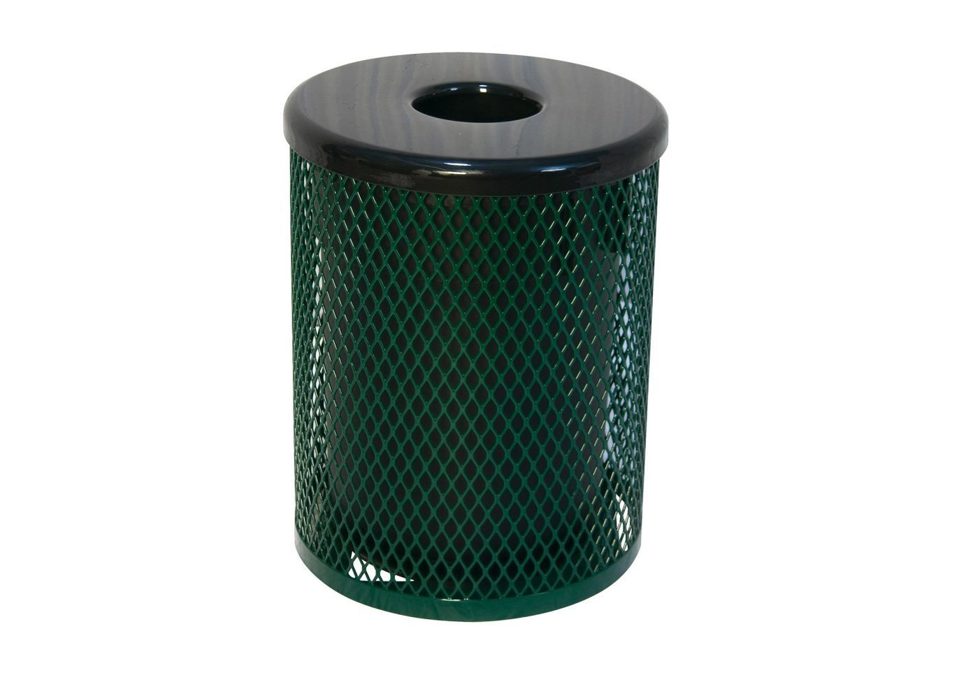 Metal Trash Receptacles - 32 Gallon