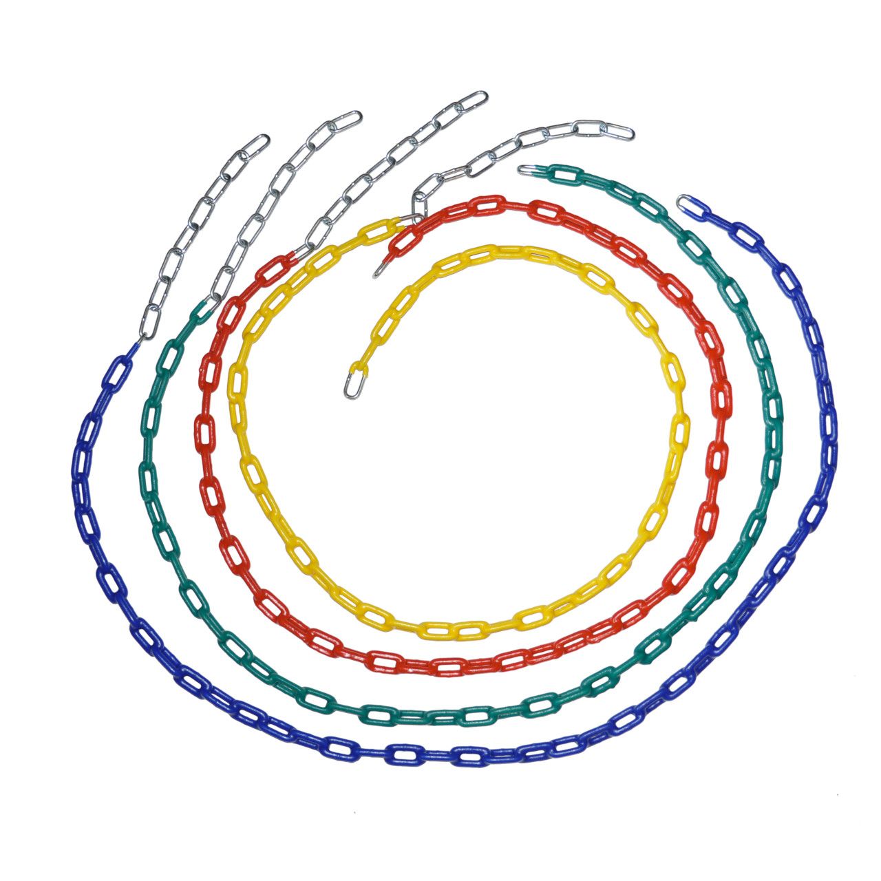 Individual PVC Coated Metal Swing Set Chain - 80 inches