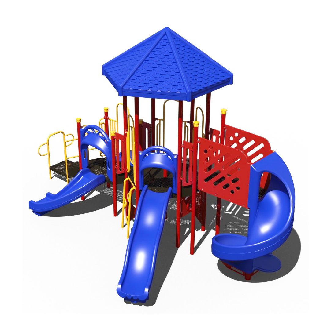 Pleased as Punch Playground Structure Front