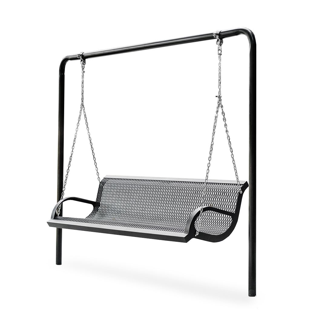 Modern Style Park Bench Swing