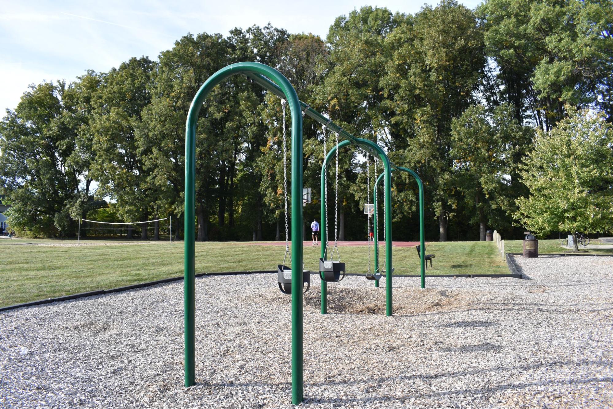 arch post swing set